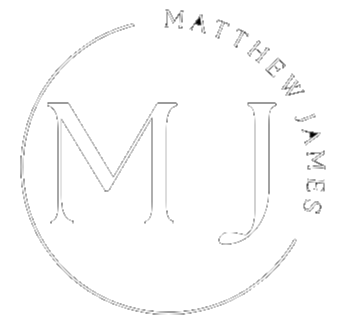 Matthew James Blog Logo White